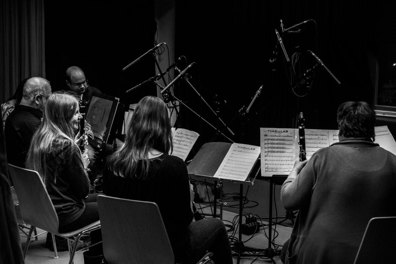 Timbular recording session