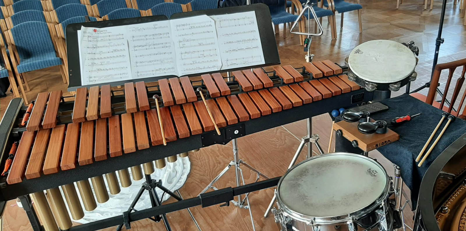 Percussion setup