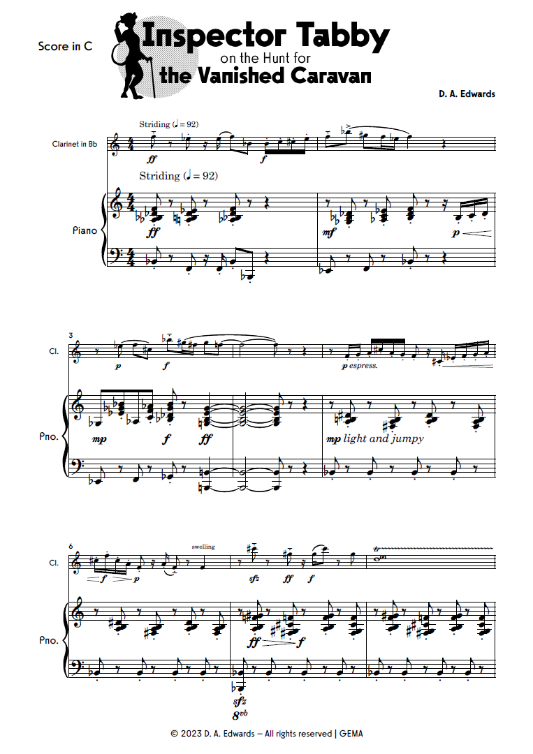 Preview of the piano score