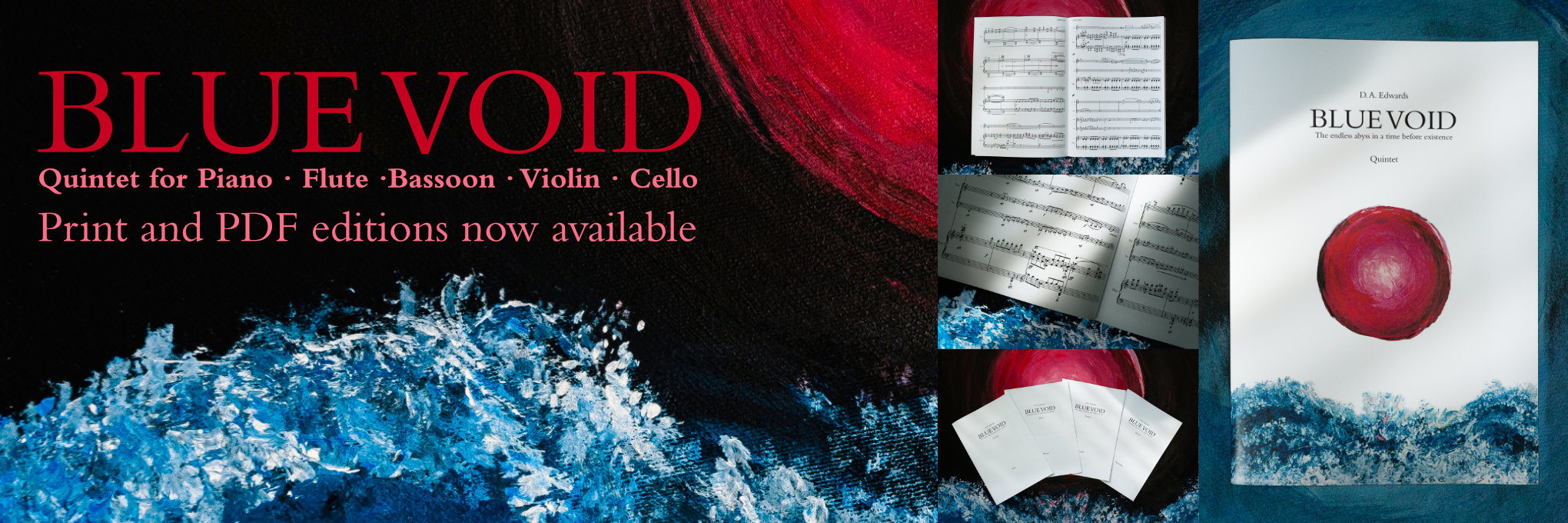 Blue Void sheet music editions